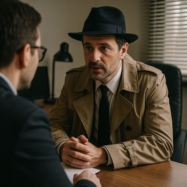 탐정사무소 상담 장면 이미지